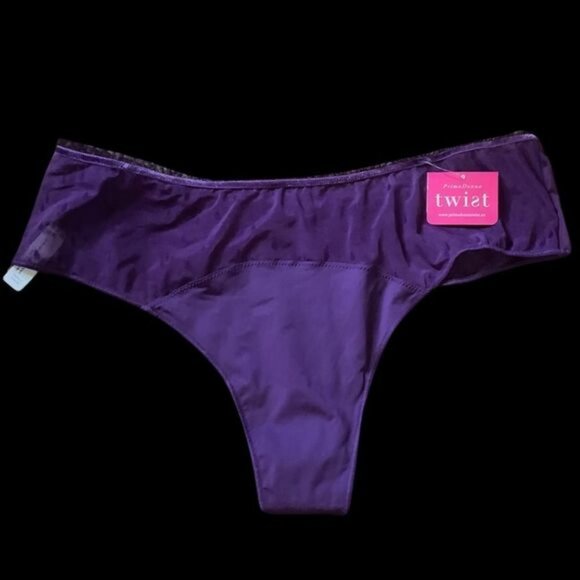 Prima Donna Twist Nostalgia Thong Imperial Purple XXL New - Picture 2 of 8